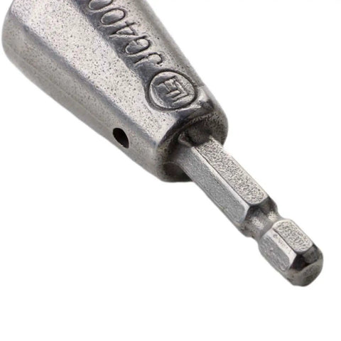 Close-up of Heavy Duty Carbon Steel Wire Twisting Tool For Electricians Compact Portable Power Tool, showing durable metal construction.