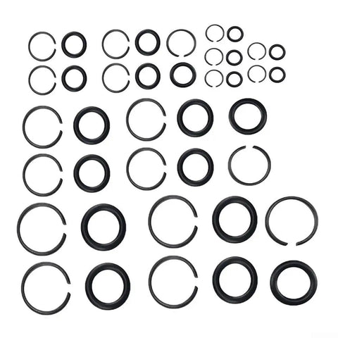 Secure Rock Solid Impact Sockets Fast With Tough Steel Retainer Rings For 38, 12 And 34 Inch Air Wrenches Plus O-Rings To Keep Your Garage Tools Locked In Without Any Slipping Or Losing Parts During Heavy Duty Jobs Today. Black steel retainer rings and O-rings set