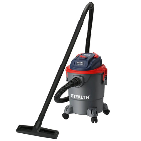 3 In 1 Wet Dry Shop Vacuum Cleaner With Blower Beast Of A Vacuum For Garage And Home Five Gallon Portable Heavy Duty Five Point Five Peak HP With One And One Quarter Inch Hose Pet Hair Debris Puddles Sawdust