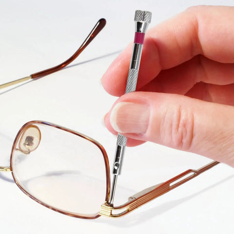 500 Pcs Micro Glass Screws Repair Kit With Tweezers And Screwdriver M1.2 M1.4 M2 used for eyeglasses repair