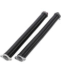 Upgrade Your Garage Door With This Tough Blaihild Torsion Spring Kit, Includes Two Heavy Duty Steel Rods And Safety Gloves For Easy DIY Repair Fixing Loose Doors Fast No Pros Needed. Two black garage torsion springs with silver cones