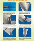 Installation guide for Two Blade Vertical Axis Wind Turbine With Controller For Marine RV And Home Use Off Grid Ready
