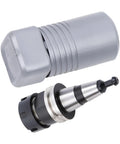ISO30 ER32 Collet Chuck Tool Holder With Dead Steady Balance And Locked Down Grip Built Tight For Precision Milling And Lathe Work That Stays Put In Any Garage Shop Setup with grey casing.