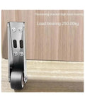 Silent Ball Bearing Garden Gate Rollers With Anti Sag Bar And Scratch Resistant Base For Heavy Wood Doors, close-up of high load-bearing bracket.
