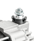 Close-up view of Rogue 2008 2012 Alternator 110 Amp Hitachi Replacement For Nissan 12V CW Rotation With 6 Groove Pulley 11163N High Output Compatible OE Style Unit Drop In Direct Fit.