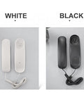 No Fuss Corded Landline Telephone Packed With Gotta Have HD Sound And Jumbo Senior Approved Keys in white and black colors.