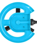 Top view of a 360 Degree Auto Rotating Garden Sprinkler for Lawn and Yard, Huge Coverage with Adjustable Spray Modes.