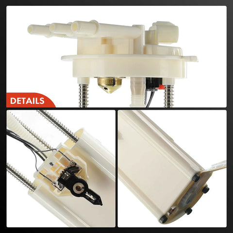 Close-up of Electric Fuel Pump Module Assembly With Pressure Sensor For Chevy S10 And GMC Sonoma 2002 2003 4.3L V6