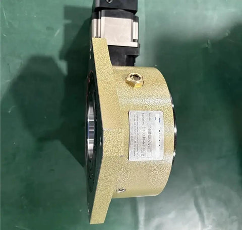 Top Shelf High Rigidity Hollow Indexing Table Built With Slick Cam Groove And Pro Grade Hollow Shaft Rotary Platform For Heavy Duty Manufacturing Jobs showing rotary platform close-up.