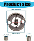 Iron Lawn Mower Clutch With Toolless Install For FC90 FS100 FS90 Models, product size dimensions shown