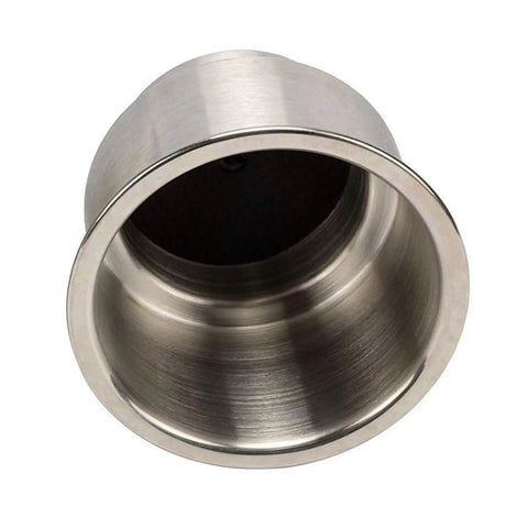 Stainless Steel Cup Drink Holder Set With Drain For Marine Boat RV Camper 4 Pack Self Draining Recessed Cup Holders Corrosion Resistant