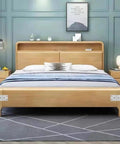 Kickass Heavy Duty Stainless Steel Mending Plates And Right Angle Brackets on wooden bed frame with blue bedding.