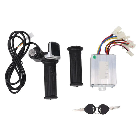 Throttle Grip With Lock Replacement Controller For Electric Scooter 24V 350W Brushed Motor With Power Display Low Failure Rate For Smooth Acceleration And Easy Install On MX350 Electric Scooter Upgrade