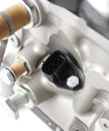 TopShelf Fuel Feed Transfer Pump For Isuzu N Series Excavator Engine 6WF1 6WG1 6UZ1 close-up of connector and fittings