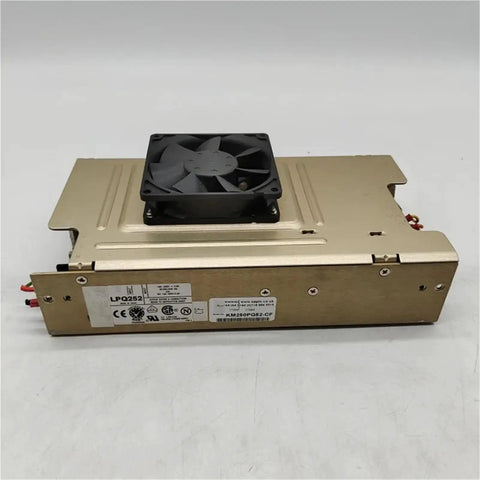 Heavy Duty Industrial Power Supply 250W DC 120 To 300V 3.4A 50 60 And 440Hz with cooling fan for medical and machinery use.