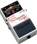 Chromatic Tuner Pedal Bundle With High Brightness LED Meter Accu Pitch Sign Guitar And Bass Modes Accurate To Within One Cent 7 String Ready Includes Power Supply Instrument Cable Patch Cable And Picks