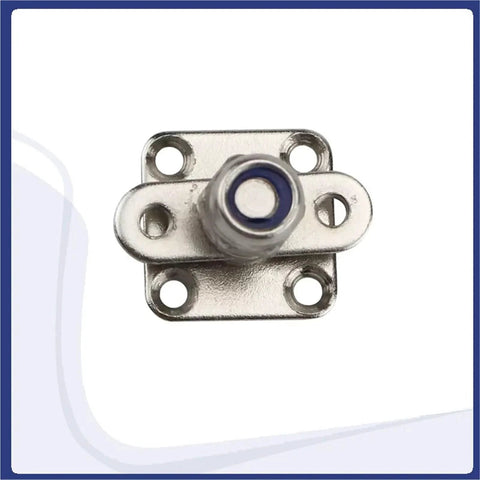 304 stainless steel square cross-damping torque-control hinge with four mounting holes, 1 piece