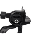 Side view of Beefed Up Engine Mount And Transmission Mount Kit For Toyota Corolla 2009 2010 2011 2012 2013 1.8L Matrix 1.8L And Vibe 2009 2010 1.8L FWD Four Piece Set A62027 A62039 A62023 A62015, showing steel and rubber construction with mounting points.