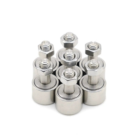 Badass M12 Bolt Shape Cam Follower Bearing Wheel Needle Roller Beefy Industrial Machine Spec Durable Wear Resistant Precision Engineered For Smooth Reliable Power Transfer