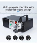 Built Different Heavy Duty Electric Wire Stripper Crimping Tool With Swap Out Die Sets Auto Terminal Crimper with replaceable jaws