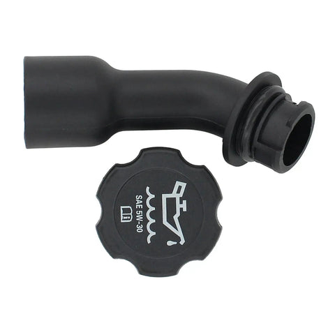 Engine Oil Filler Tube With Gasket And Cap For Chevrolet Silverado Trailblazer Avalanche Suburban Cheyenne GMC Yukon Sierra Envoy Buick Rainier Cadillac Escalade shown separately