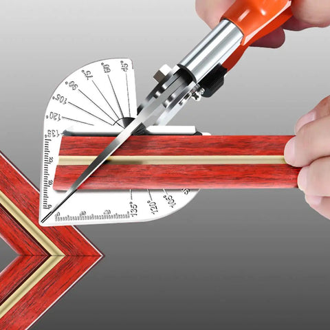 Multi Angle Miter Shear Cutter With Wrench And 5 Spare Blades for precise wood molding trim cut at 90 degrees
