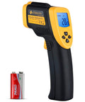 Infrared Temperature Gun With 16 To 1 Distance To Spot Ratio Non Contact Laser Thermometer -58℉ To 1382℉ Digital IR Tool For Cooking