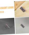 Stainless Steel Cabinet Door Hinges Self Closing Whisper Quiet Silent Technology Flat Flush Design, elegant look on wood and stone surfaces