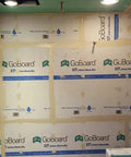 No Sweat Ultralight Shower Wall Panel Kit Three Foot X Five Foot Half Inch Boards installed as wet wall backer for tile.