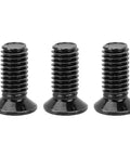 Set of three durable metal screws from 10 Piece Replacement Screw Kit With Driver For Mijia M365 Electric Scooter, precise threads visible.