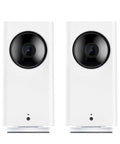 Two-pack 360 Degree Indoor PTZ Pet Cam With Color Night Vision Remote App Control Pan Tilt Zoom Auto Waypoints Perfect For Dog Cat Baby And Elderly Monitoring Security System.