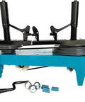 Centripetal Force Demonstrator Hands On Teaching Aid For Circular Motion Lab Gear with metal and plastic components on blue base