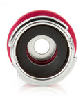 Close-up of red and silver Radiator Adapter For Domestic And Foreign Vehicles With Overflow Tanks Fits GM Ford And More Easy To Use Tool