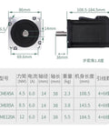 Beefy High Speed Closed Loop Stepper Motor Two Phase Hybrid Servo 12 Nm High Power Motor Diagram and Dimensions