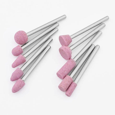 Slick 17 Piece Micro Air Die Grinder Kit Pneumatic Pencil Tool With 1/8 And 3/32 Inch Collets precision polishing bits set.