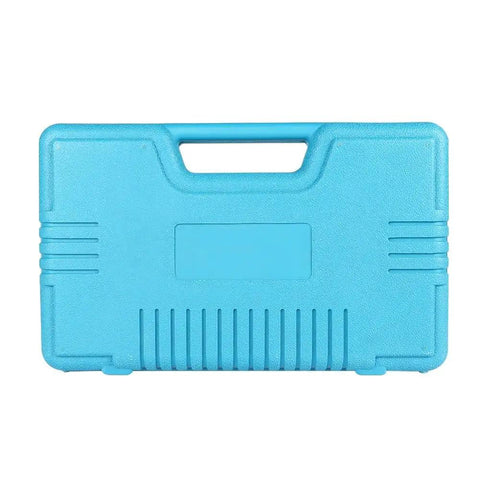 Premium Ten Piece Spring Clamp Tool Kit With C Clamp Collet Pusher Adapters And Extension Rod Levers For Accurate OEM Genuine Replacement Repairs On Your Vehicle blue plastic case