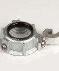 1 In Ground Bushing Lay-In Lug Insulated Heavy-Duty Dual Rated Aluminum Grounding Lug For Threaded Rigid IMC Conduit 4 STR To 14 SOL Wire