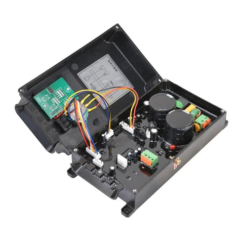 Top Shelf 1100W Brushless Motor Servo Assembly 220V Heavy Duty Electric Drivetrain control board with wires and components.