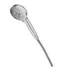 High Pressure Chrome Shower Head With Handheld Sprayer, 8 Spray Settings, No Fuss Durable Multi Function Rainfall Massage Spray