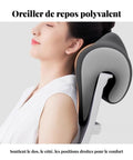 Neck Pillow For Office And Gaming Chair With Secure C Shaped Clamp Headrest Cushion For Neck Support Pressure Relief Desk Nap Pillow Multi Function Comfort For Long Chill Sessions Pink in use.