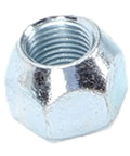 Upgrade Your Ride With Heavy Duty 1/2 Inch 20 Fine Thread Wheel Studs And Lug Nuts Kit For Most Cars Ensuring Secure Fastening And Superior Grip That Keeps Your Wheels Locked Down Tight So You Can Cruise With Total Confidence Without Worrying About. chrome fine-thread lug nut close-up for 1/2 inch 20 wheel studs