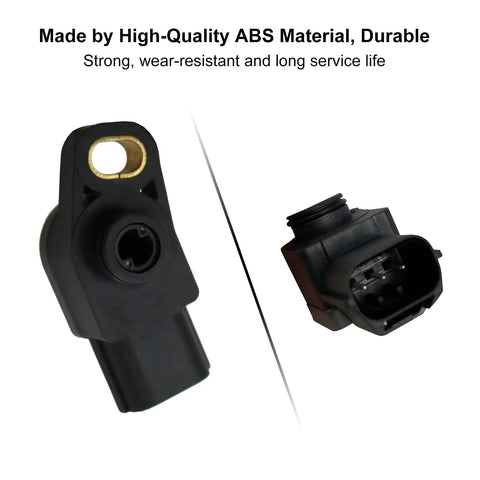 Throttle Position Sensor For GSXR 600 750 2004 2009 Plug And Play Direct Fit 13580-29G00 13580-29G00-000 Replacement Part For Motorcycle Engine Management And Performance, black ABS housing, connector view