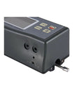 Pro Grade Digital Surface Roughness Tester for Ra and Rz showing induction sensor and one-button interface
