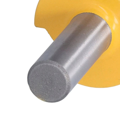 Kick Your Woodworking Up A Notch With This Sweet T Type Router Bit Set. Close-up of 4 inch alloy steel milling cutter.