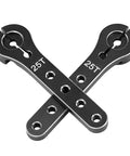 Crossed aluminum servo arms, 56mm, 25T spline, for Beefy Two Pack 56mm Metal Servo Horns With 25T Teeth For RC Planes Boats And One Tenth Scale Crawlers Durable Long Servo Arm Extensions For Thirty To One Hundred CC Balsa Airplanes And One Tenth Scale RC Hobby Models