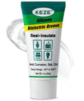 Tube of silicone dielectric grease for electrical connectors and spark plug boots automotive and marine battery terminals 1 oz