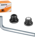 Front Gearcase Fill Plug For Ranger RZR General Sportsman And Scrambler UTVs Easy Front Diff Plug Upgrade For 500 550 570 800 850 900 1000 HST RS1 Models with tool