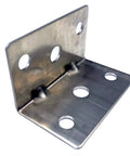 Sturdy Bulk Pack Of One Thousand Heavy Duty Galvanized L Shape Corner Braces Solid Rust Resistant Right Angle Metal Joint Connectors with pilot holes.