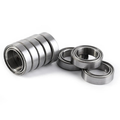 10-Pack Thin Section Double Shielded Ball Bearings Crafted From Premium Steel Built Tough For Tight Squeezes And Keeping Things Smooth With Zero Wobble Daily