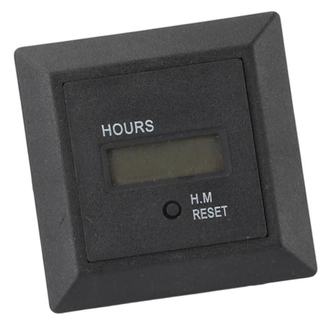 Panel Mount Industrial Hour Meter With Front Digital Hours Display ABS Housing For Runtime Tracking And Maintenance Logs